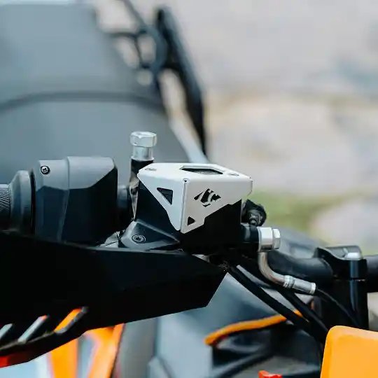 KTM 390 Enduro R Front Oil Cap Silver