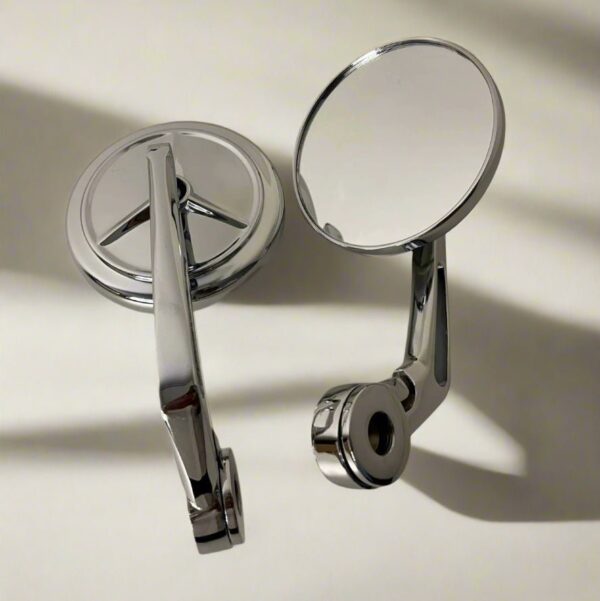 Chrome Handlebar End Mirror for Royal Enfield Classic