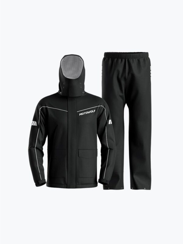 Motorcycle Raincoat Black