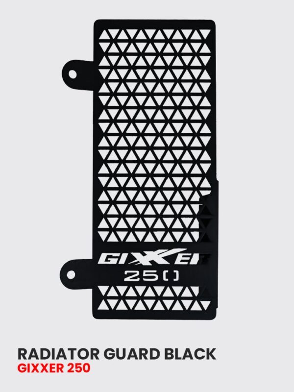 Radiator Guard for Gixxer Naked 250 BS6 Black