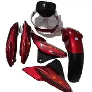 Red Body Kit for Bajaj Discover 125