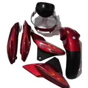 Red Full Body Kit Bajaj Discover 135cc