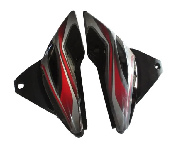 Side Panel Cover Bajaj Discover 100cc Black Red
