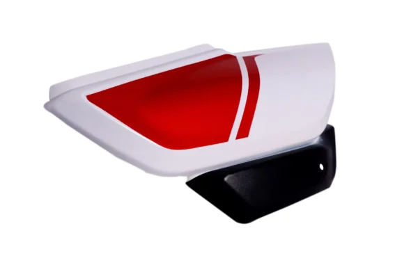 Side Panel Cover for Bajaj Vikrant White