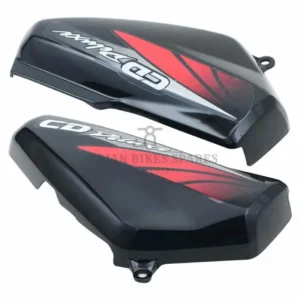 Side Panel Cover for Honda CD Deluxe Black Red