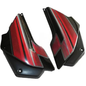 Side Panel Cover for Hero Glamour Black Red
