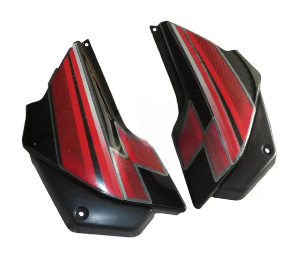 Side Panel Cover for Hero Glamour Black Red