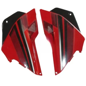 Side Panel Cover for Hero Glamour Red Black
