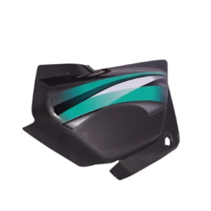 Side Panel Cover Hero HF Deluxe BS6 Black Silver