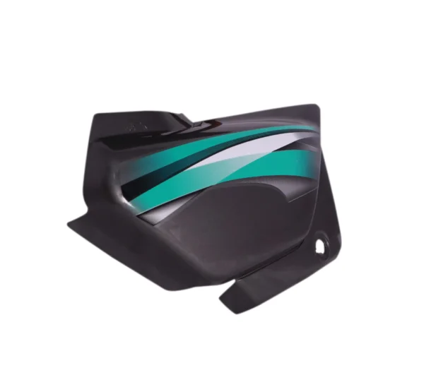 Side Panel Cover Hero HF Deluxe BS6 Black Silver