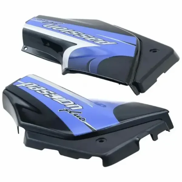 Hero Passion Plus Side Panel Cover Black Blue