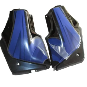Side Panel Cover for Hero Passion Plus Black Silver