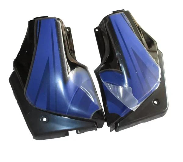 Side Panel Cover for Hero Passion Plus Black Silver