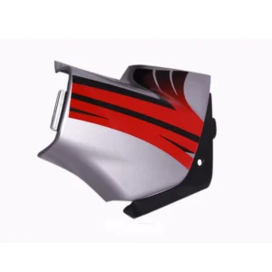Side Panel Cover for Hero Passion Plus Silver Red