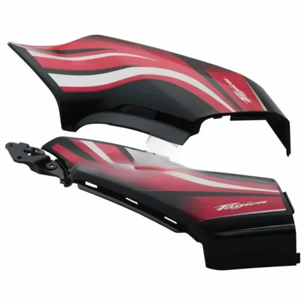 Side Panel Cover for Hero Passion XPro Black Red