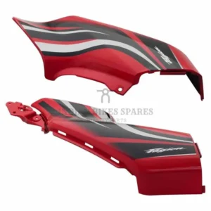 Side Panel Cover for Hero Passion XPro Red Black