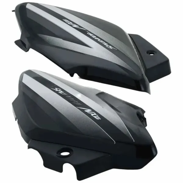Side Panel Cover Hero Splendor NXG Black Silver