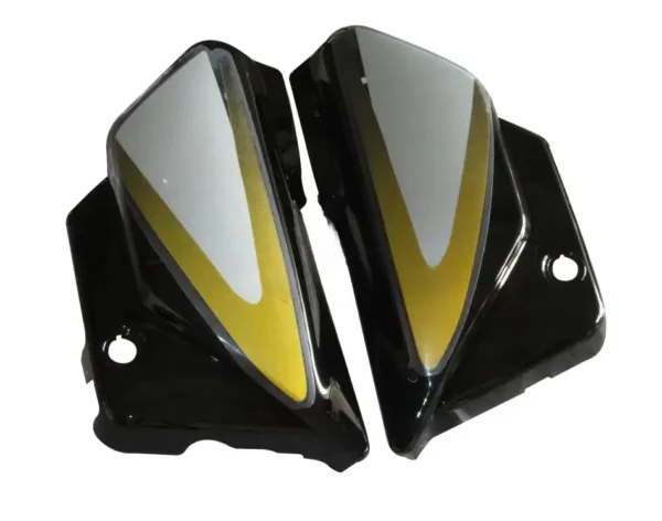 Hero Splendor Plus Side Panel Cover Black Yellow