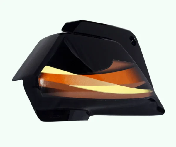 Hero Splendor Plus IBS Black Orange Side Panel