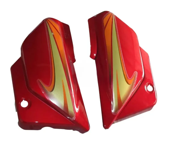 Hero Splendor Plus Red Side Panel Cover