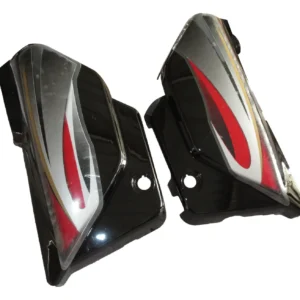Hero Splendor Plus Side Panel Cover Black Red