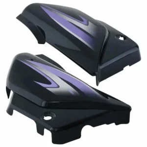 Hero Splendor Plus Side Panel Cover Black Purple