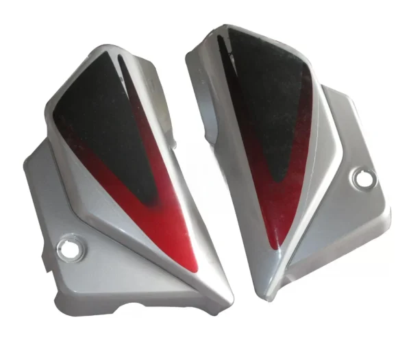Side Panel for Hero Splendor Plus Silver Red