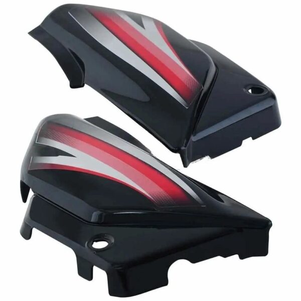 Side Panel Cover for Hero Splendor Pro Black Red