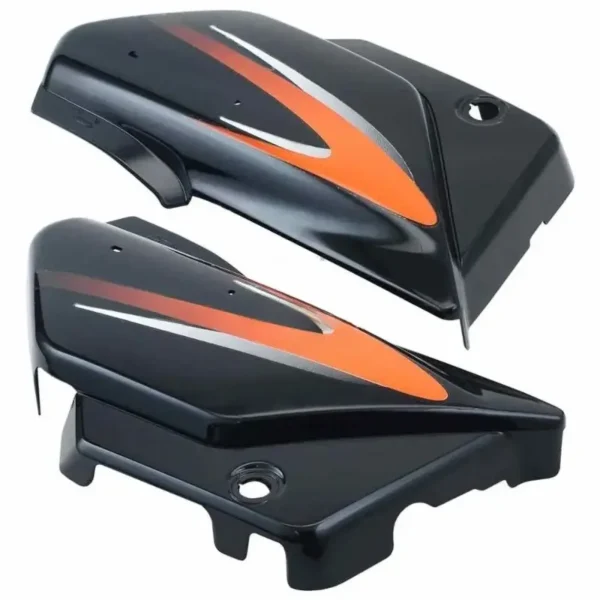Side Panel Cover for Hero Splendor Black