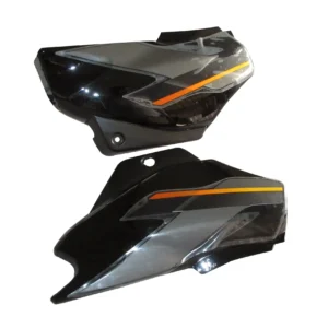Hero Super Splendor Black Red Side Panel Cover
