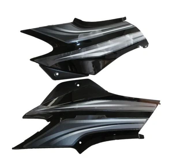 Hero Super Splendor Side Panel Cover Black Grey