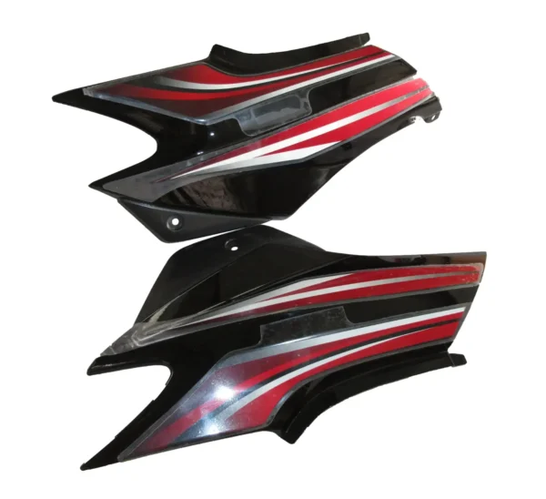 Super Splendor Side Panel Cover for Hero (Black Red)