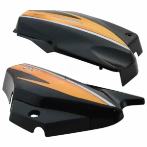Hero Super Splendor Side Panel Cover Black Orange