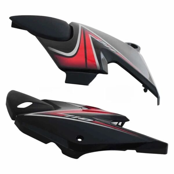 Side Panel Cover Honda Dream Yuga Black