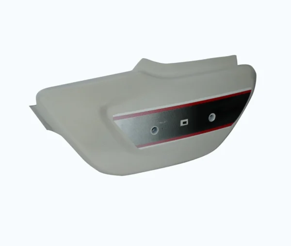 TVS Radeon White Side Panel Cover