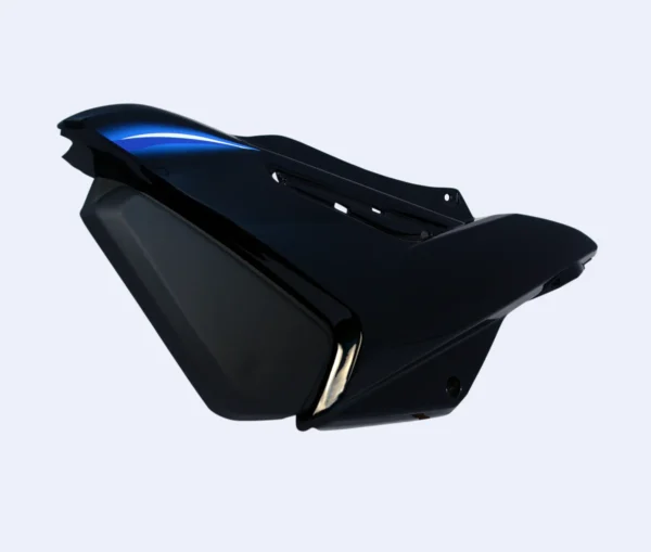 TVS Star City Plus Side Panel Cover Black Blue