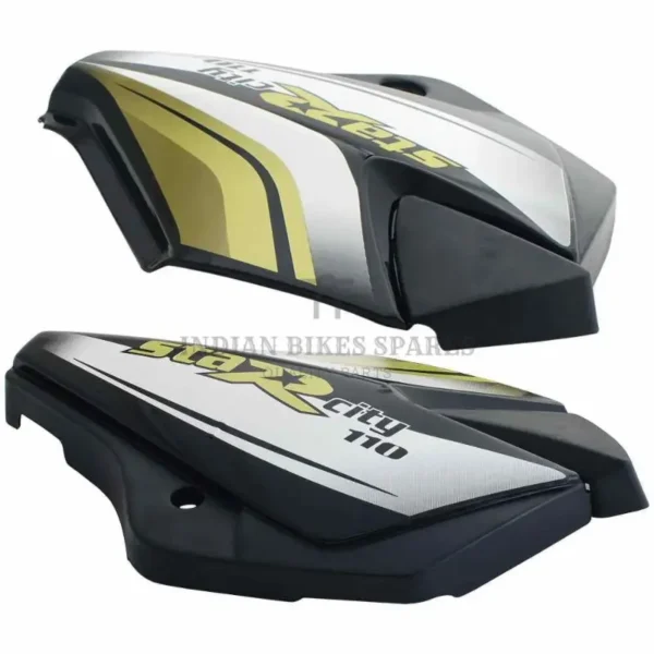 Side Panel Cover TVS Star CVTi 110cc Black Green