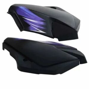 Side Panel Cover for TVS Star CVTi 110cc Black Purple