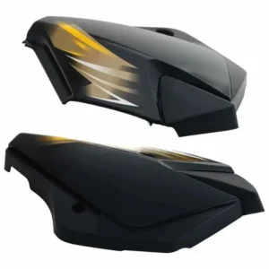 Side Panel Cover for TVS Star CVTi 110cc Black Yellow