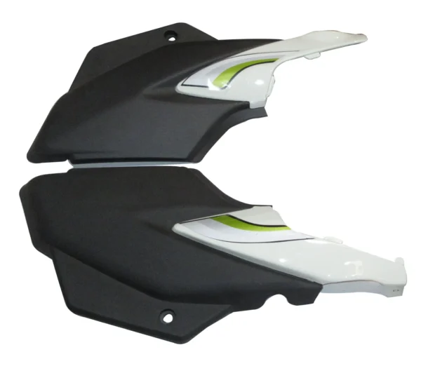 TVS Star Sport Side Panel Cover White Green