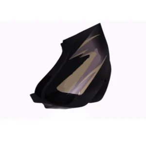 TVS Victor Side Panel Cover Black Silver