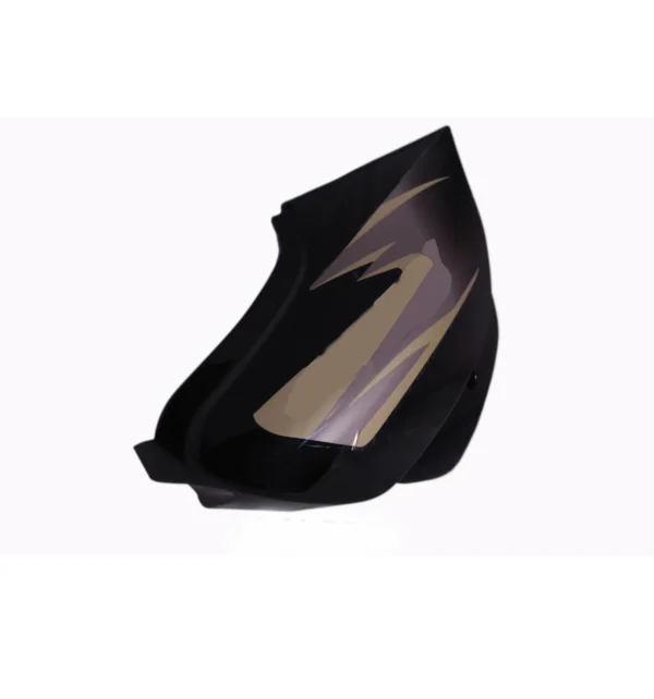 TVS Victor Side Panel Cover Black Silver