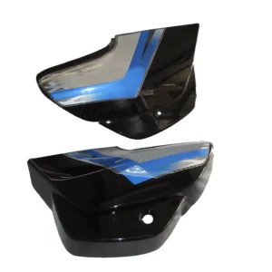 TVS Victor GX Side Panel Black Blue