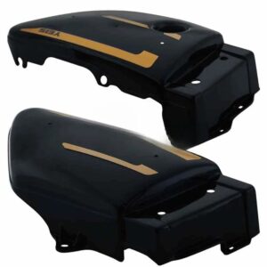 Side Panel Cover Yamaha 135 Black Gold