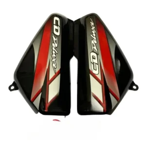 Hero CD 100 Deluxe 2010 Side Panel Sticker Black Red