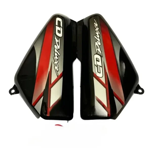 Hero CD 100 Deluxe 2010 Side Panel Sticker Black Red