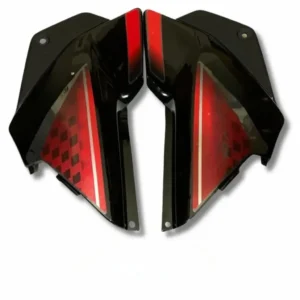Hero Glamour Type 2 Type 7 Side Panel Black Red