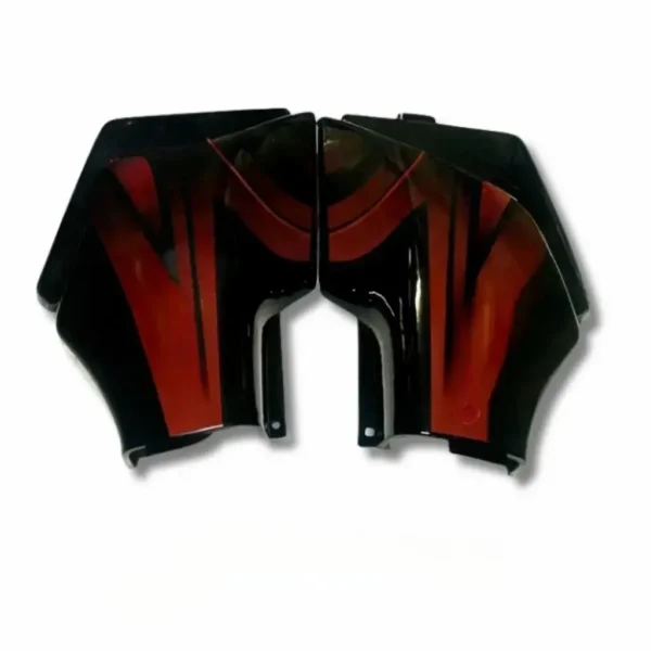 Side Panel for Hero Passion Alloy Wheel Black Red