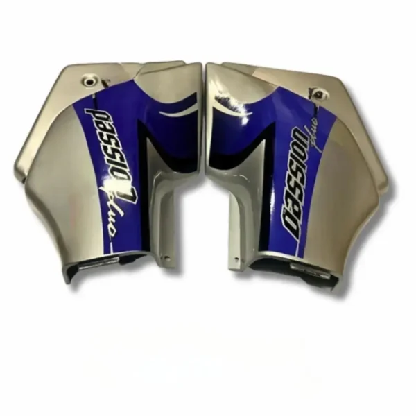 Side Panel for Hero Passion Plus Silver Blue