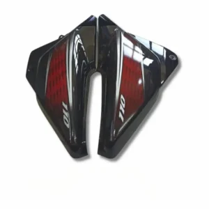 Honda Dream Neo Type 2 Side Panel Black Red